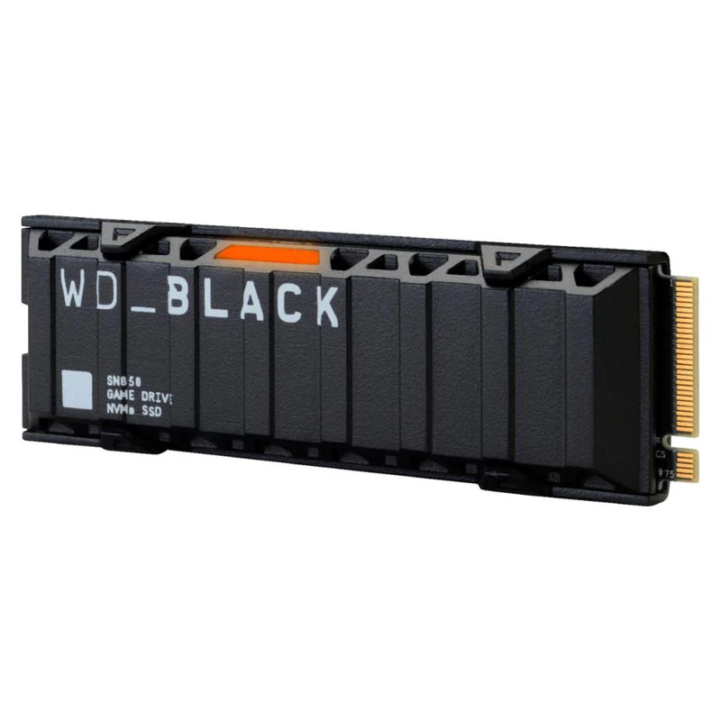 WD Black SN850 2TB Internal PCIe Gen 4x4 NVMe w/ Heatsink Gaming SSD - مساحة تخزين